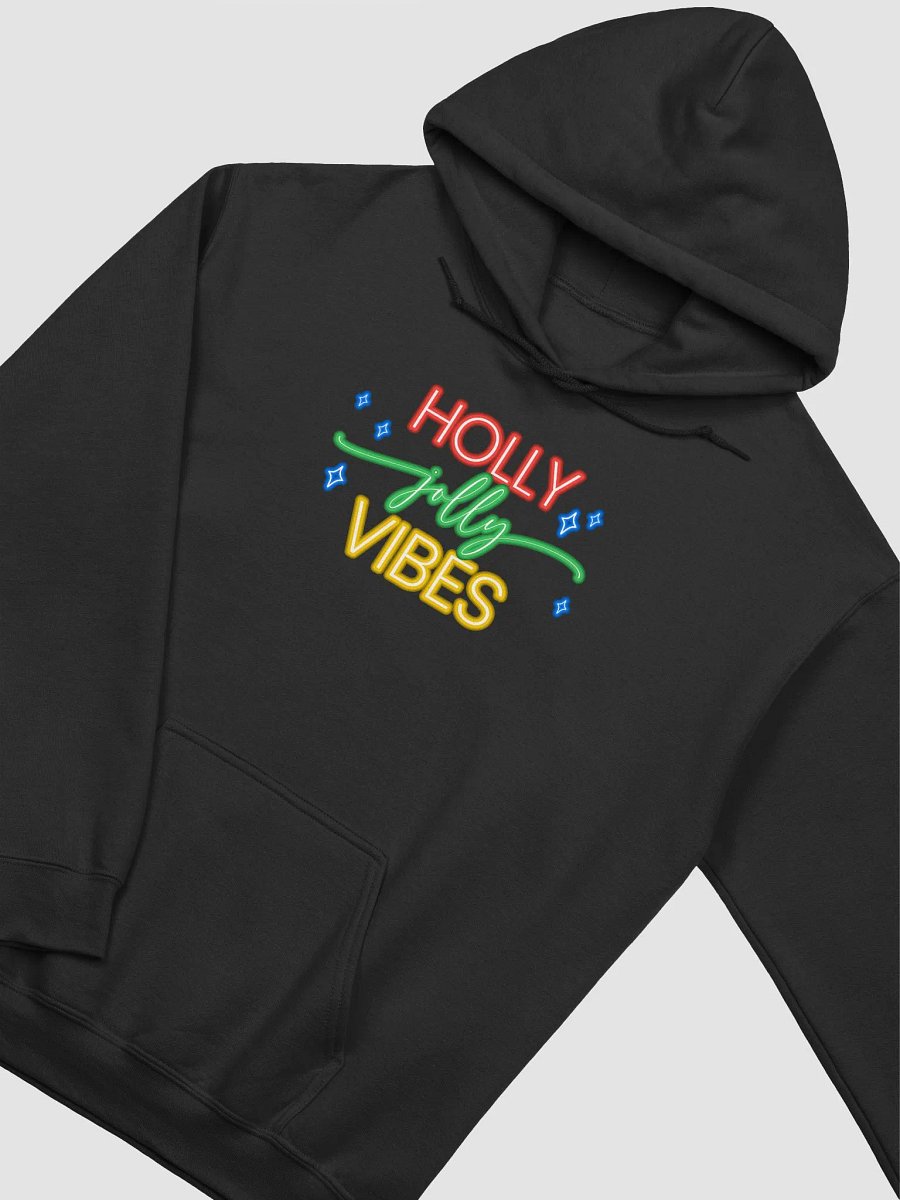 Neon Holly Jolly Vibes Hoodie 3541 product image (3)