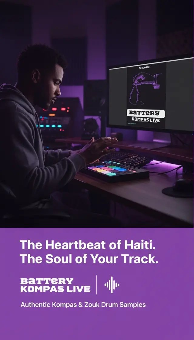 LIVE Kompa / Zouk Drum Samples ak pèkisyon ayisyèn ki fèt an direk! 🇭🇹🥁 Si w vle fè kompa ki dirèk, gouyad, konpa love, zouk ki dous, oswa yon beat ki gen gwo groove ayisyen, kit sa a ap ba w tout sa w bezwen! 😮‍💨🎧 Telechaje l kounya sou DadBz.com 👉📲 #DadBeatz #DadBz #KompaZouk #PèkisyonAyiti #DrumKit     