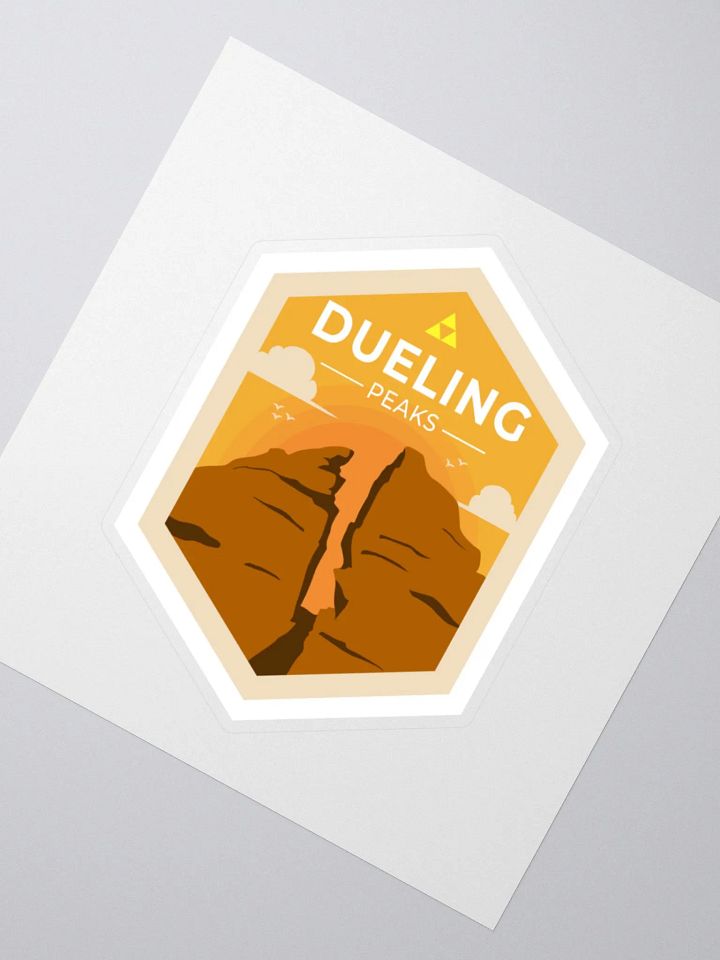 Dueling Peaks National Park Sticker product image (3)