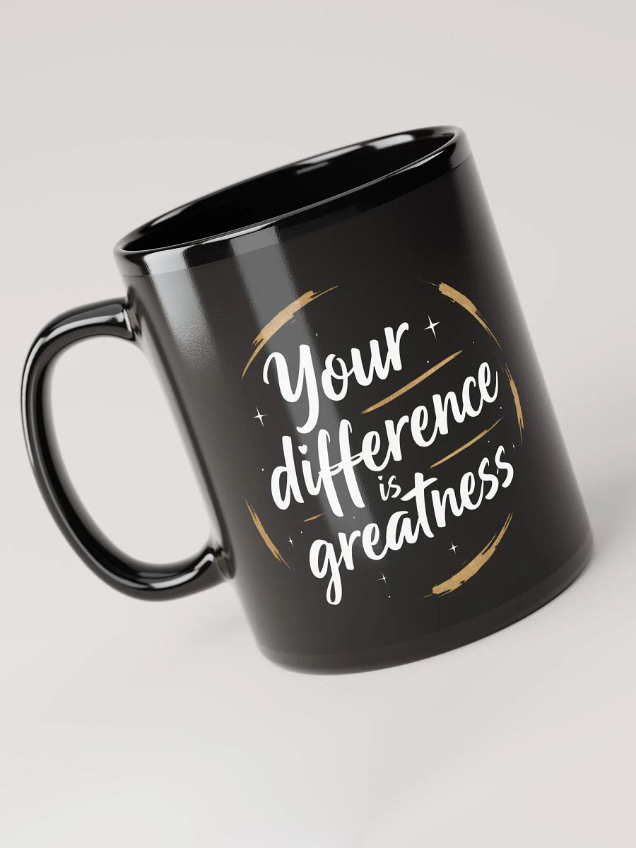 Your Difference Is Greatness  — Inspirational Emma Stone Quote Mug to Celebrate Your Unique Power and Transform Your Life product image (3)
