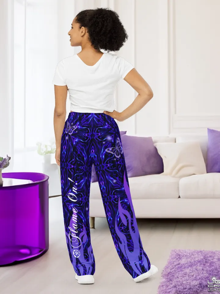 Violet Flame Wide-Leg Pants product image (2)