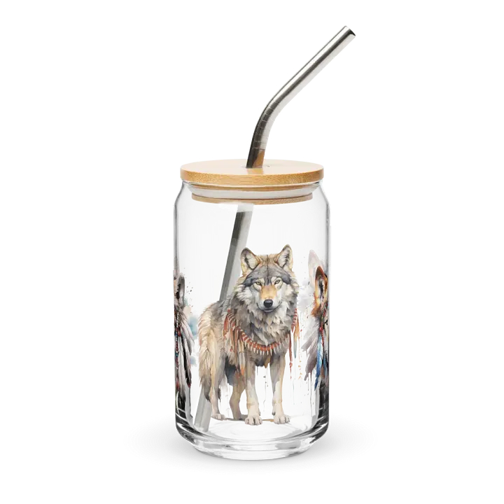 Spirit of the Wolf Pack Can-Shaped Glass product image (1)