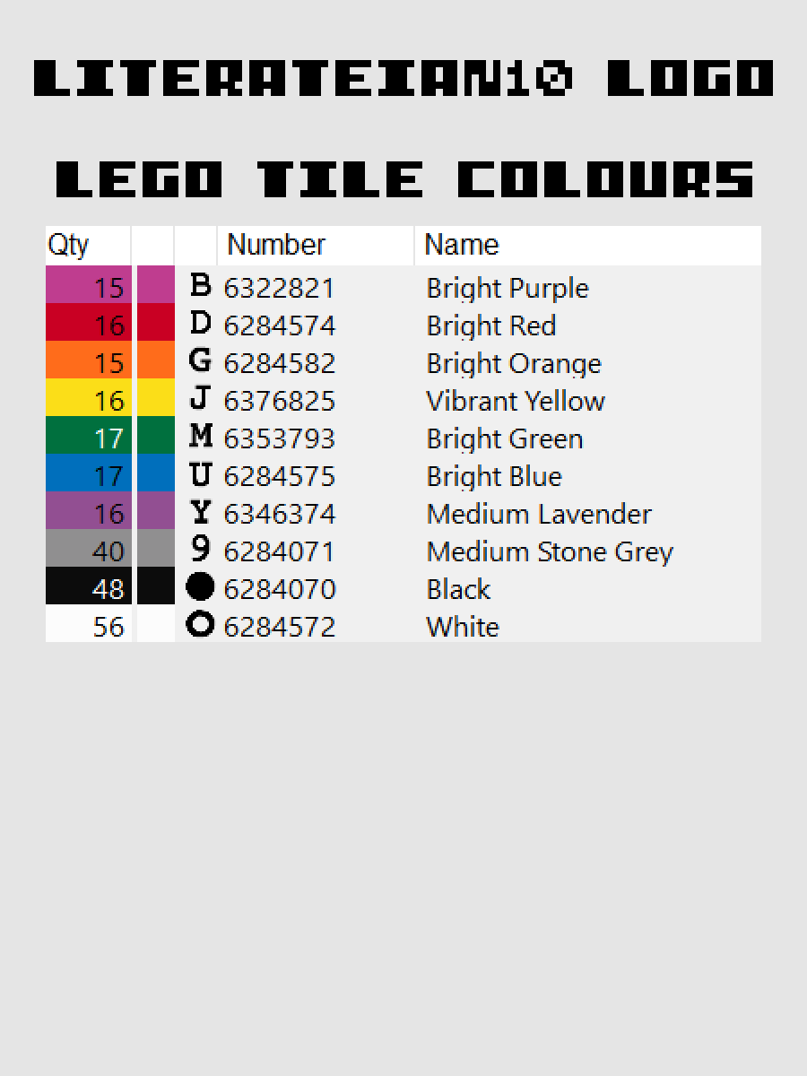Literateian10 Logo Pixel Art product image (5)