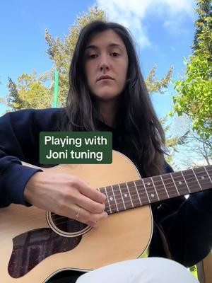 Joni Mitchell tuning. I’m mean I don’t know if she owns this tuning but she certainly uses it #JoniMitchell #GuitarTuning #AcousticGuitar #Nature.