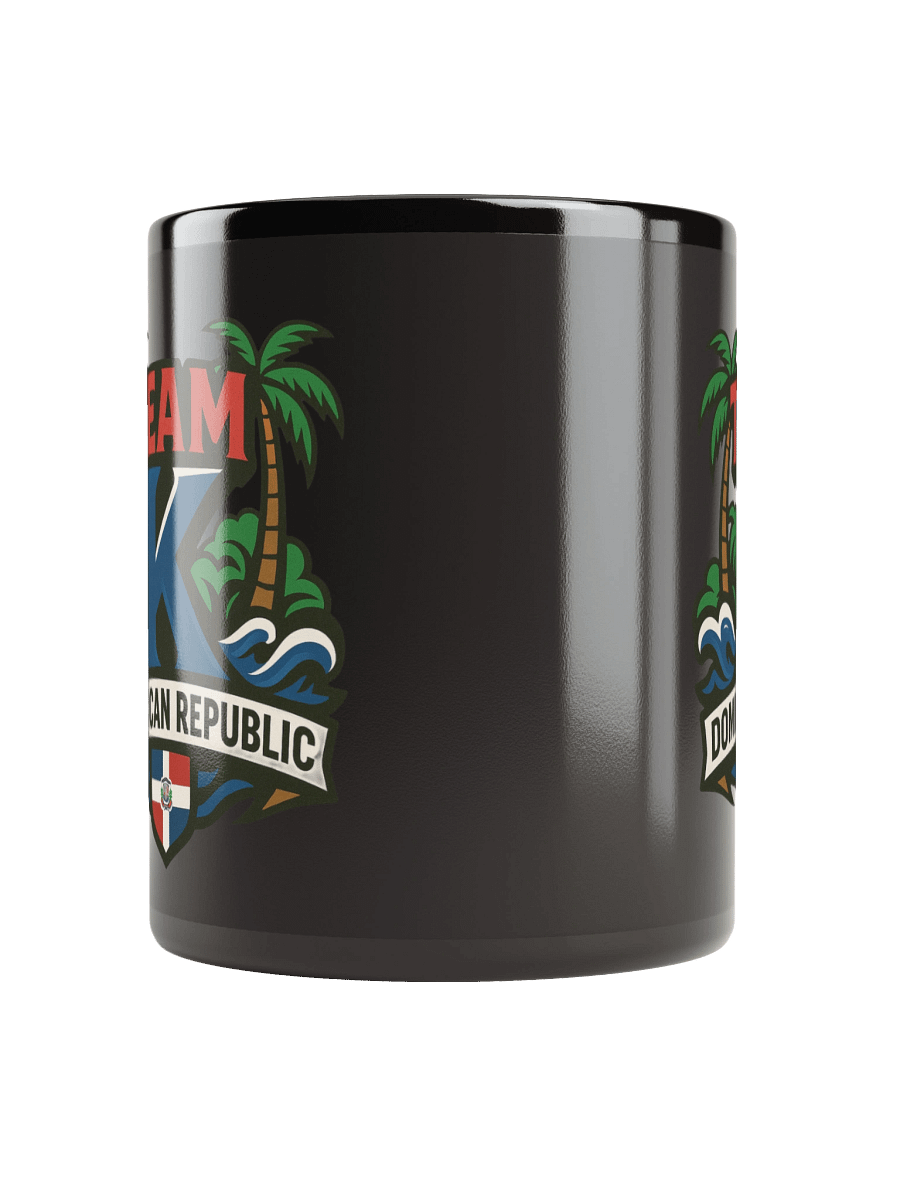 TEAM K Dominican Republic Black Mug product image (10)