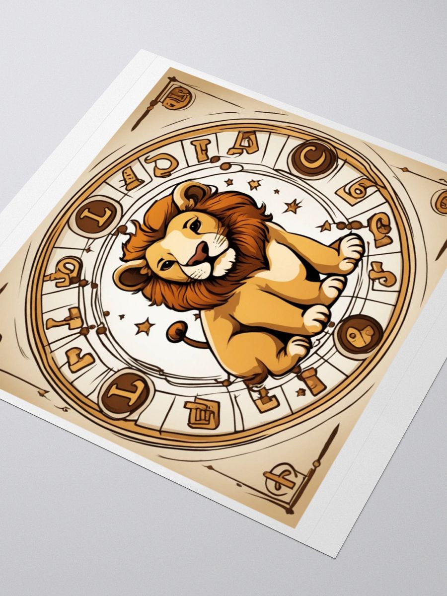 Leo Zodiac Sticker product image (9)