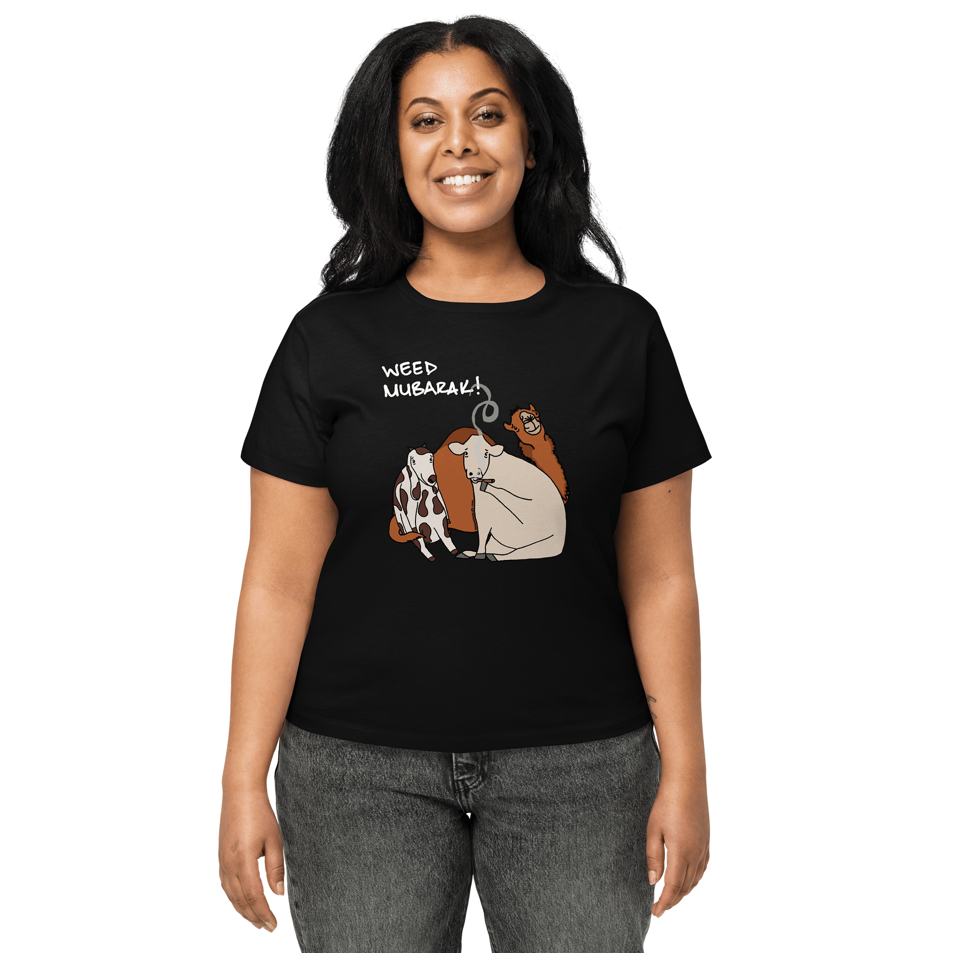 Weed Mubarak High-Waisted T-Shirt product image (1)