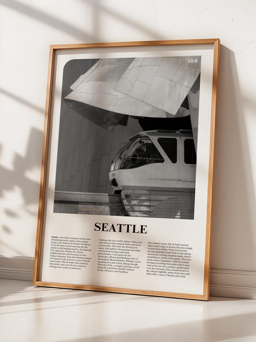 Seattle 04 Newspaper Poster product image (2)