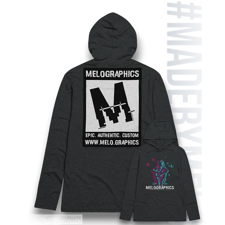 #MeloCrew Vibes: Duotone - Premium Lightweight Hoodie | #MadeByMELO product image (1)