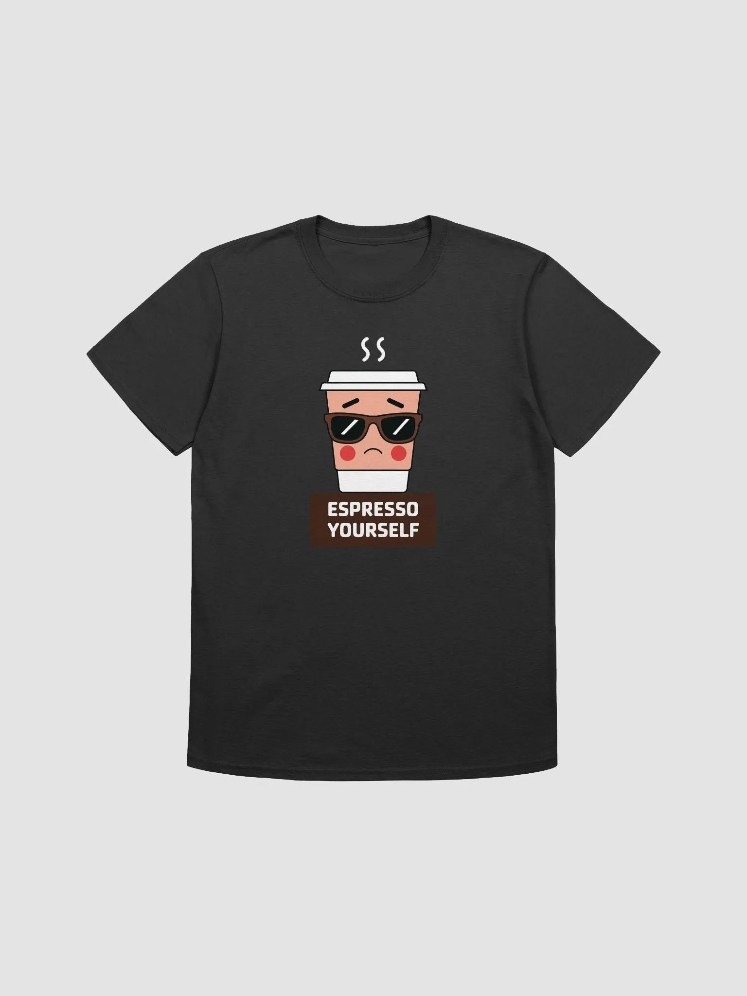 Espresso Yourself Cool Coffee Cup Sunglasses T-Shirt product image (2)
