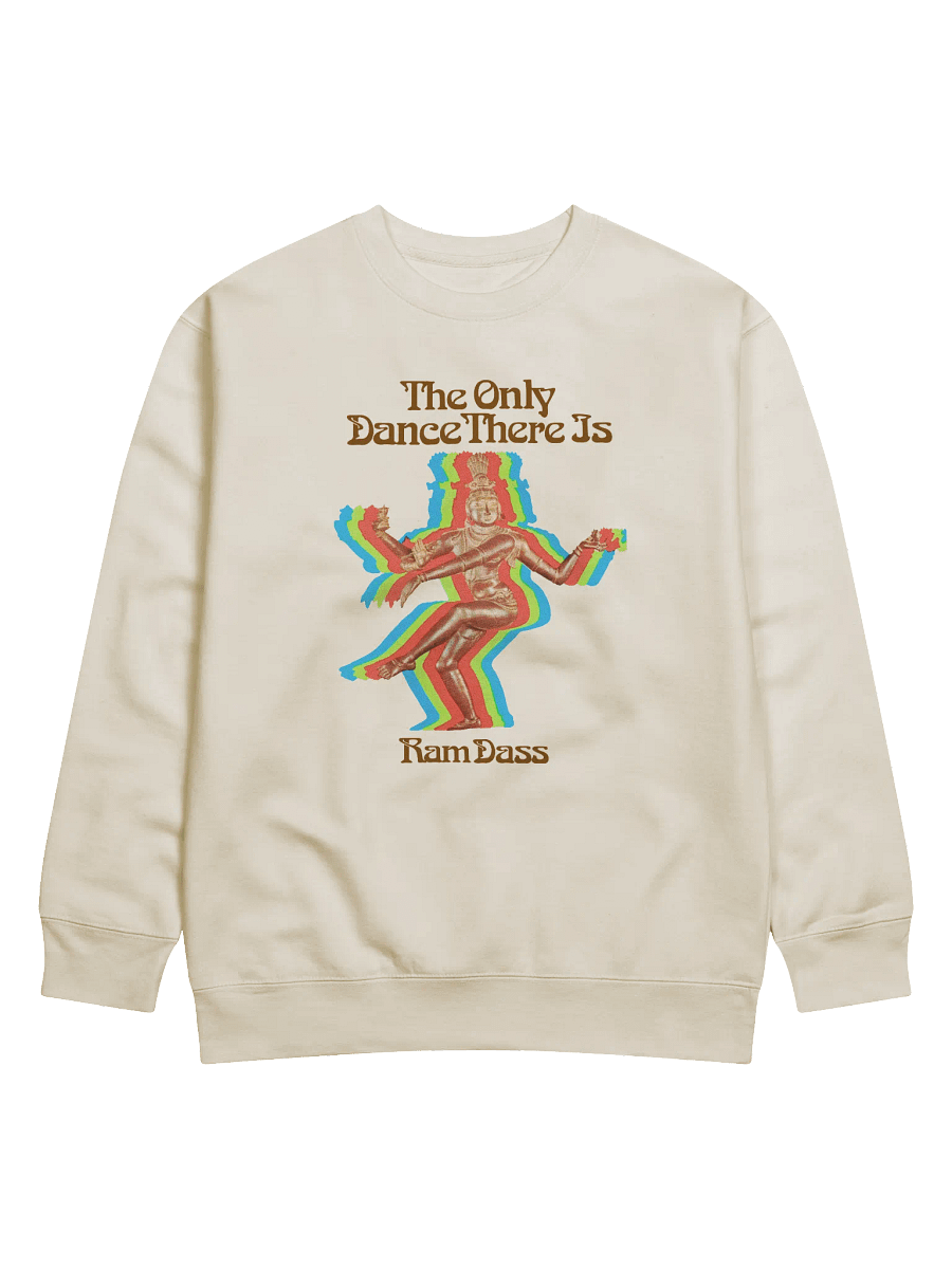 Ram Dass 70's Book Cover Crewneck Sweater (Cotton Heritage) product image (1)