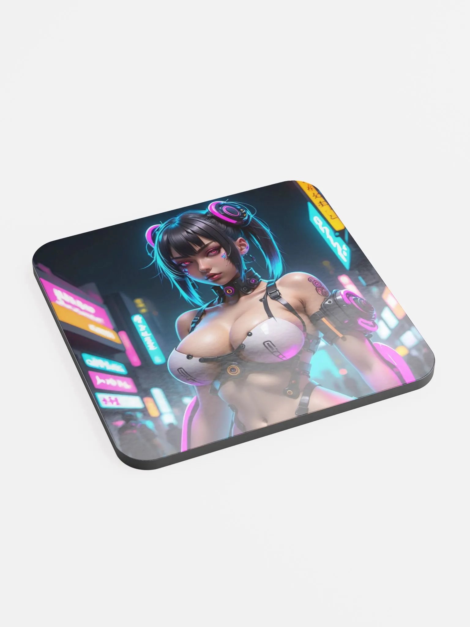 Neon Cyberpunk Coaster Set product image (2)