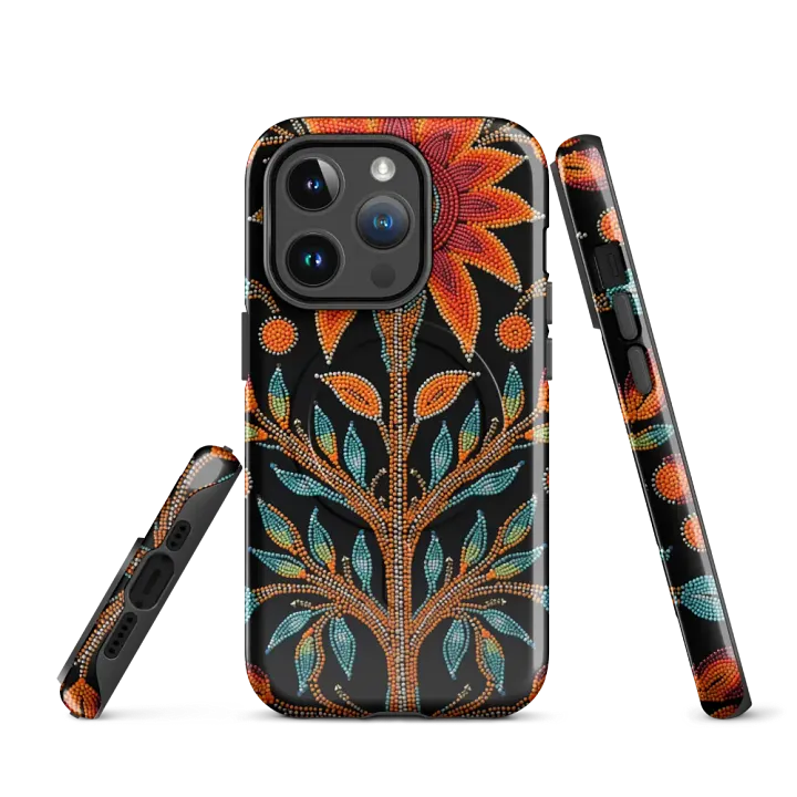 Floral Dot Faux-beaded iPhone® MagSafe® Case product image (2)