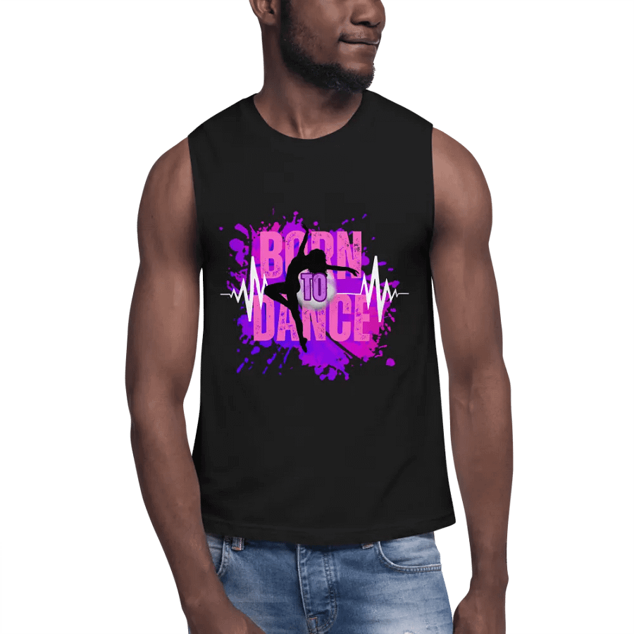 Expressive Born to Dance Her Silhouette Muscle Tank product image (7)