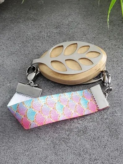 Mermaid Dreams Elastic Bracelet | Handmade Accessory for Bellabeat Leaf Urban & Ivy product image (2)