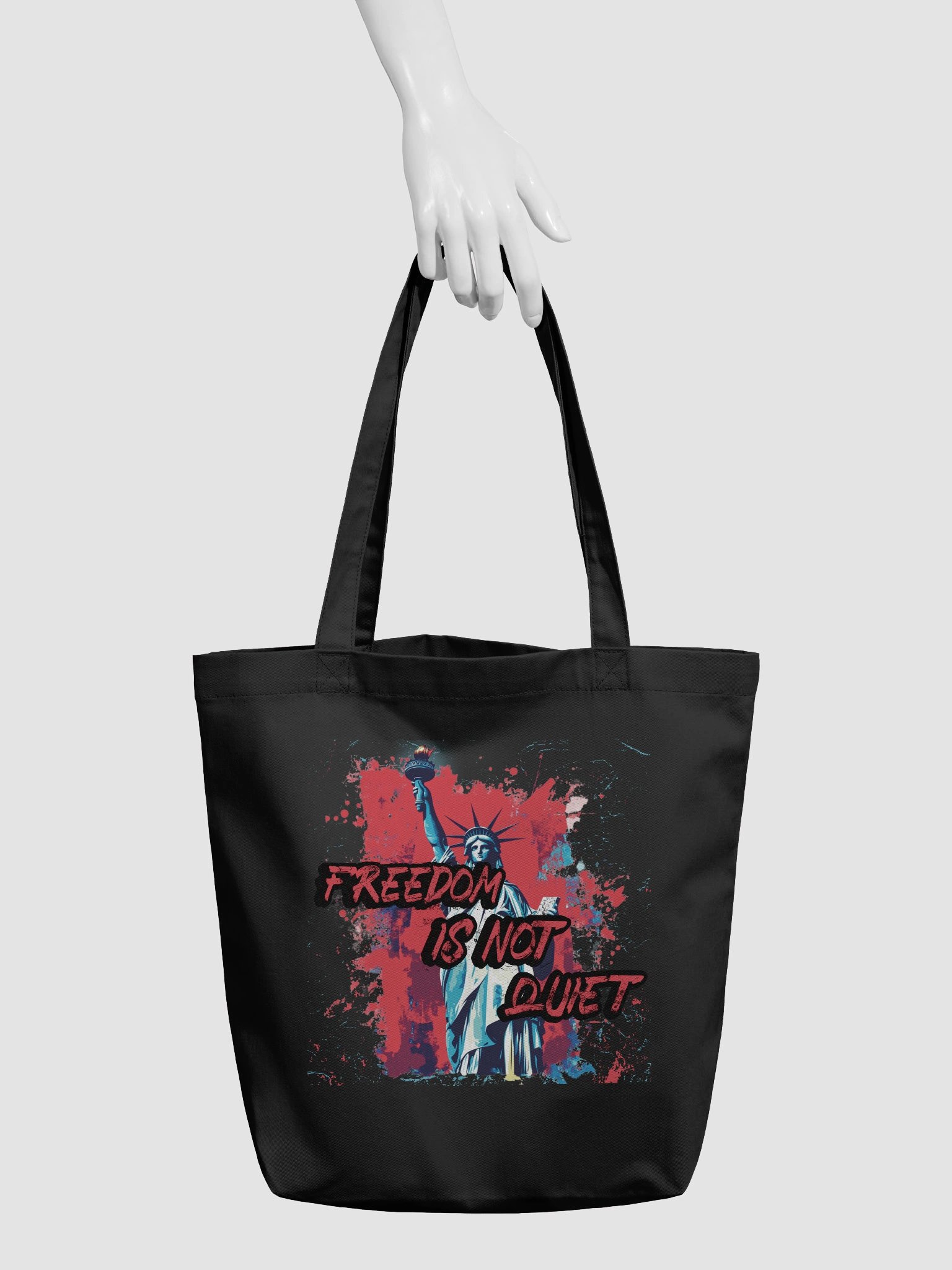 Freedom Is Not Quiet Tote Bag - Econscious product image (5)