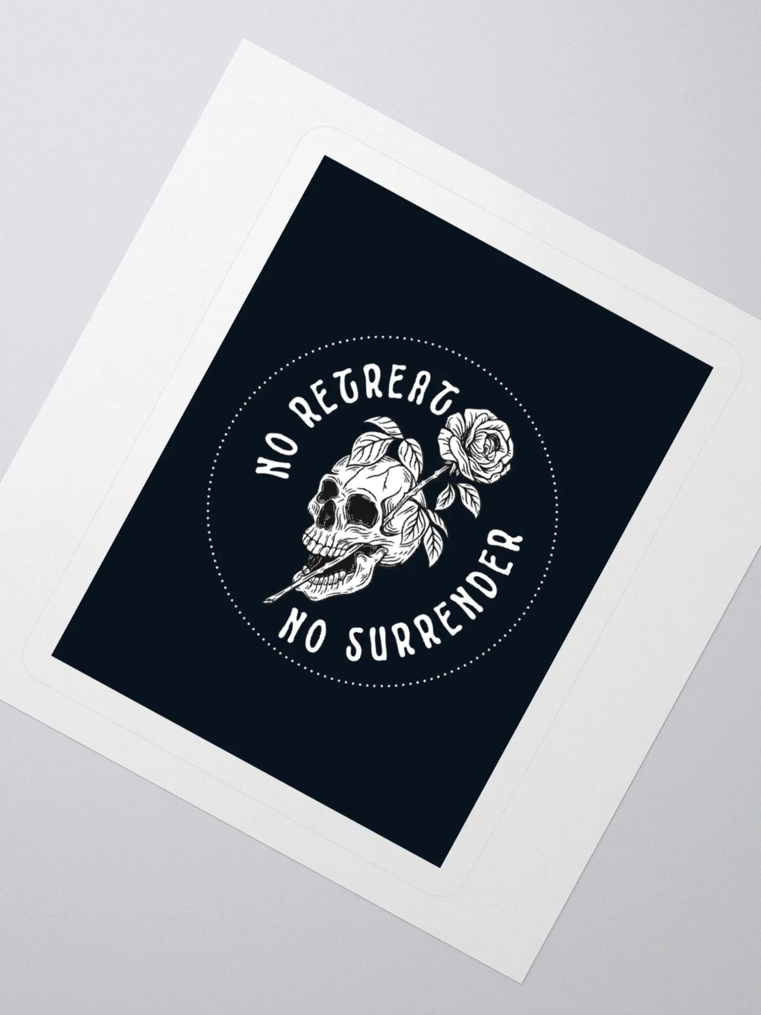 No Retreat No Surrender Stickers product image (2)
