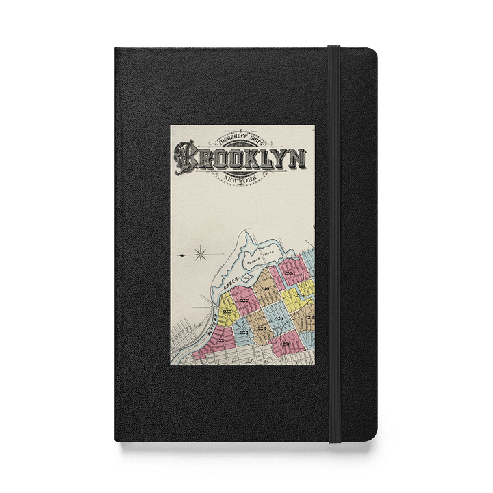 Vintage Brooklyn. Hardcover Notebook product image (1)