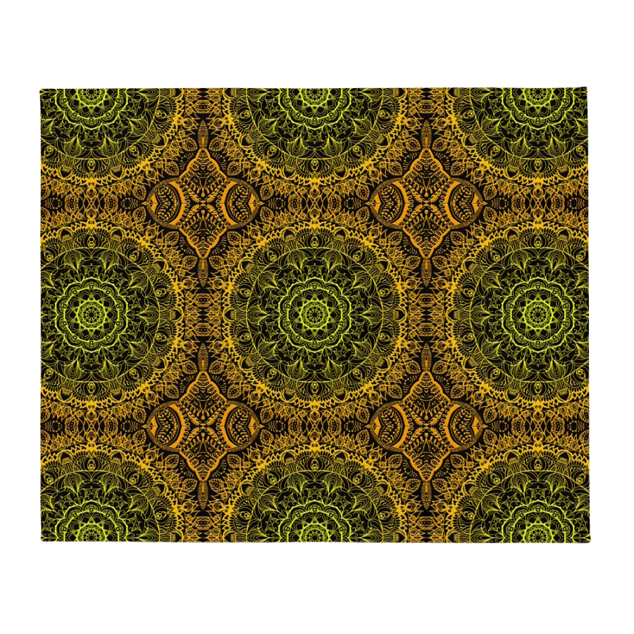Kaleidoscope Mandala Throw Blanket product image (2)