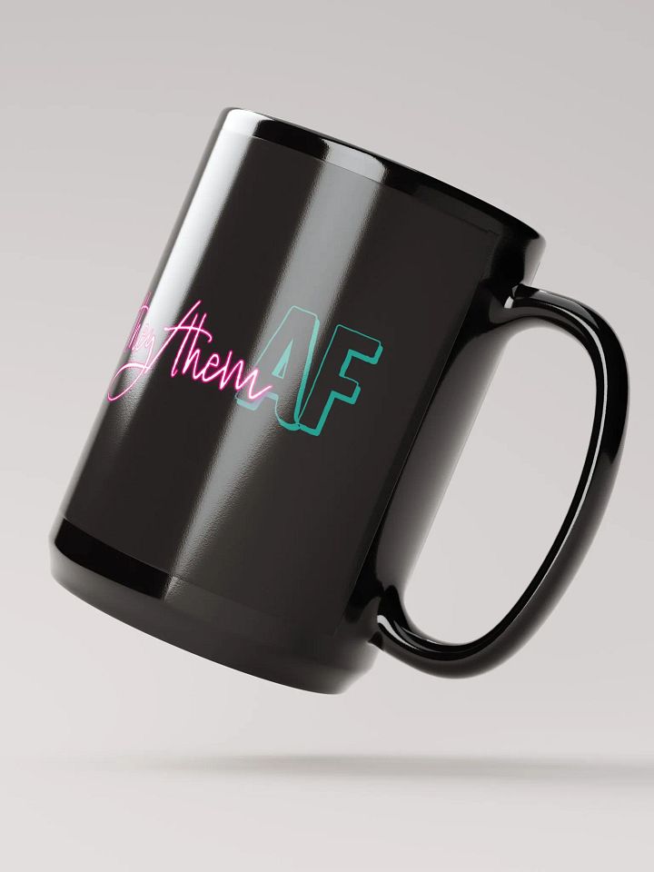 They / Them AF 15oz Mug Black product image (2)