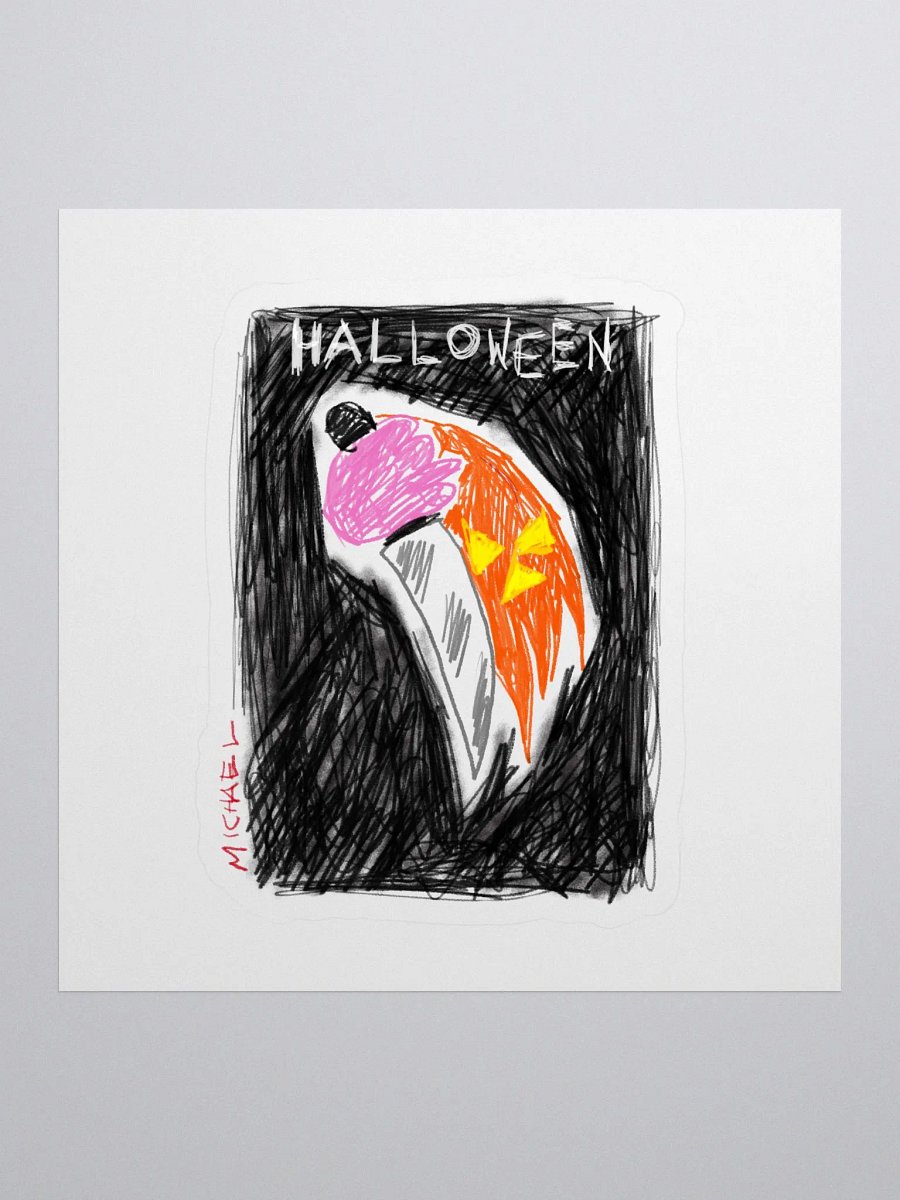 🔥 "HALLOWEEN" Creepy Horror Sticker 🔪 product image (1)