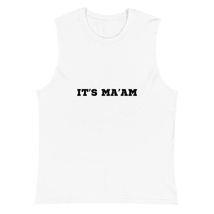 IT'S MA'AM UNISEX MUSCLE TEE product image (3)