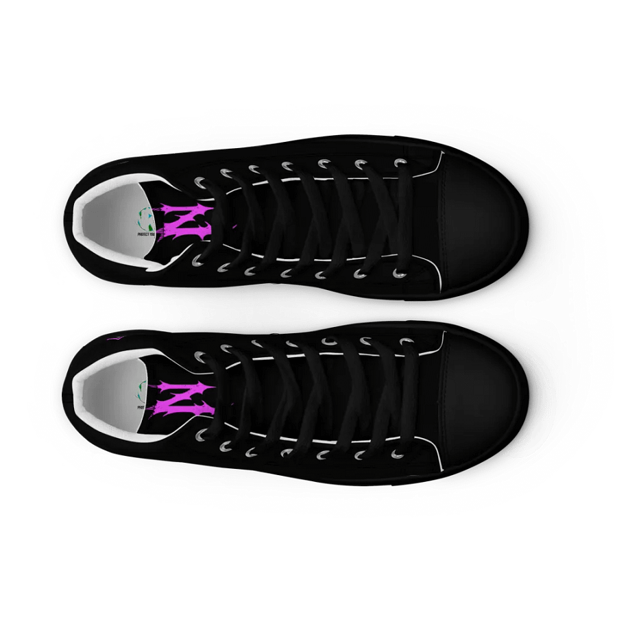 Women's NRG Grunge Cross High Top Canvas Shoes product image (9)