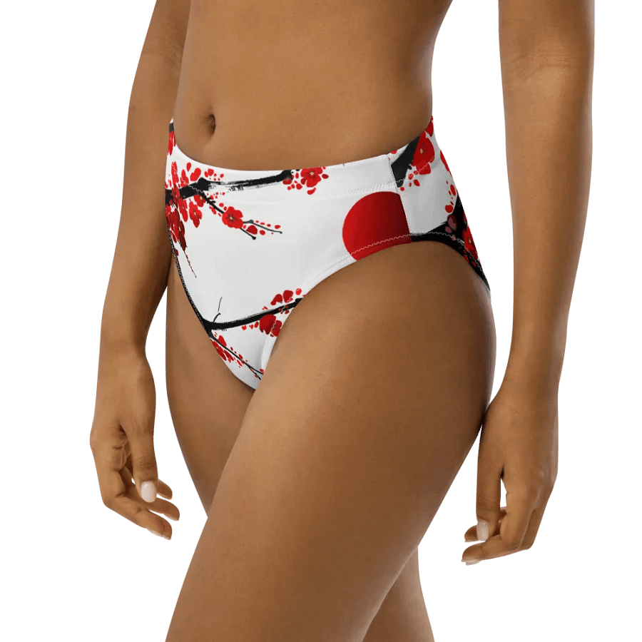 Blossom Burst - EcoChic High-Waisted Bikini Bottom product image (7)