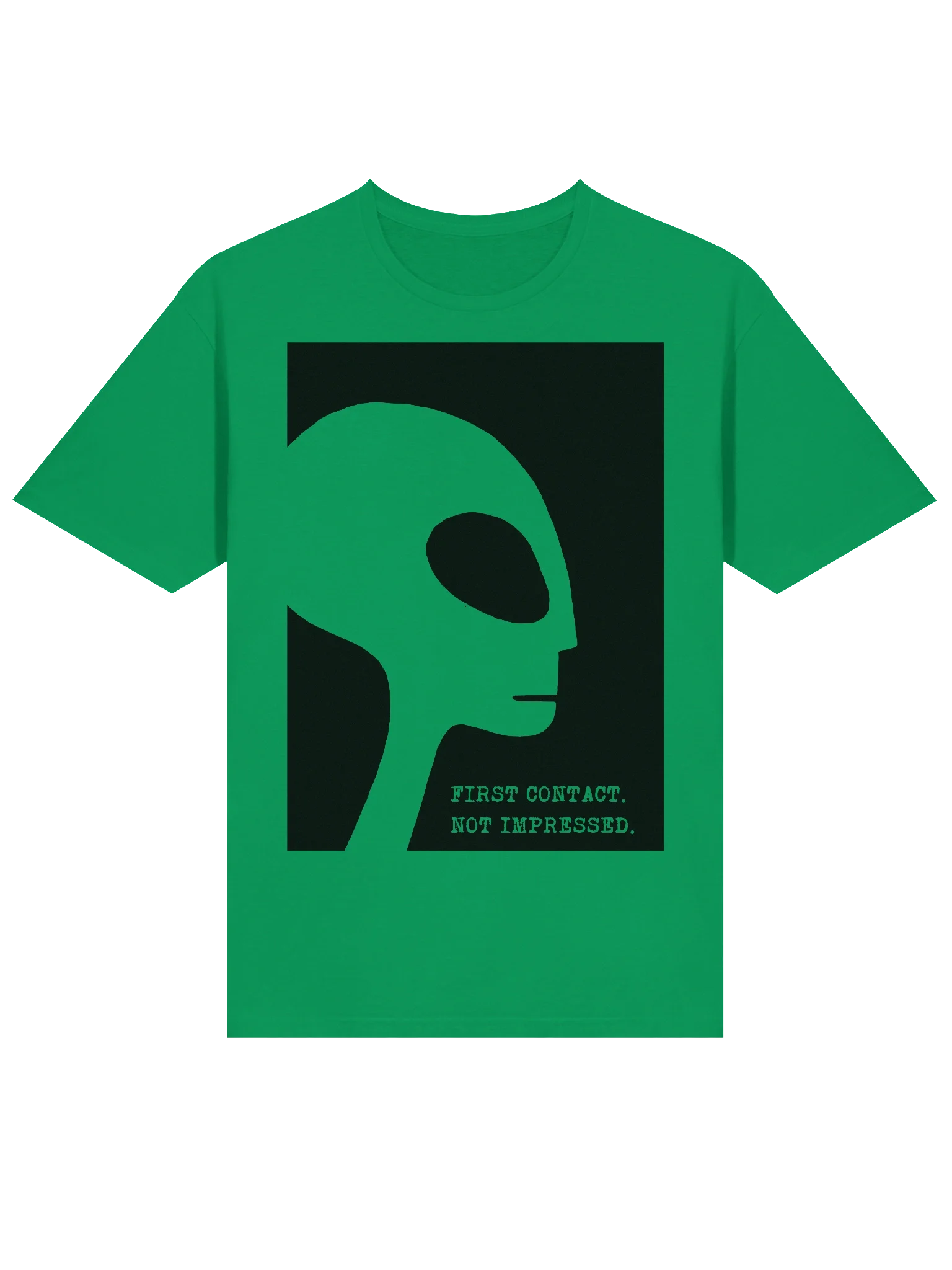 First Contact. Not Impressed. Alien Tee product image (25)