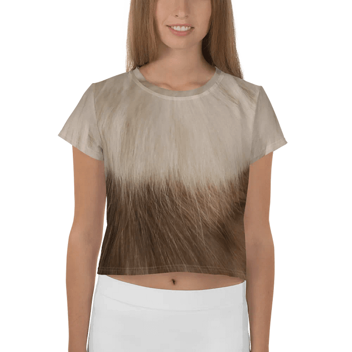 Ragdoll Cat Crop Tee product image (1)