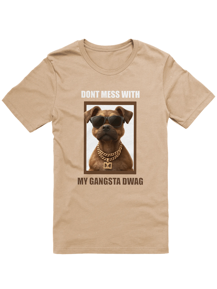 Gangsta Pup Graphic T-Shirt product image (1)