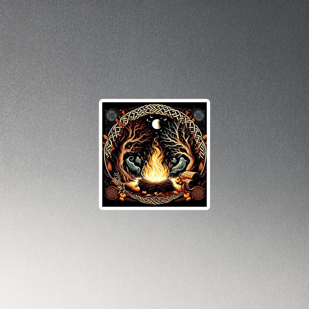 Samhain / Halloween 'Spirits' Die Cut, Slimline, Fade Proof Magnets product image (2)