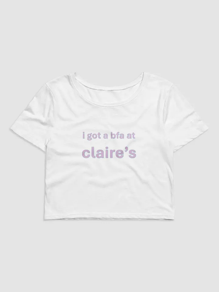 Claire's Lobotomy Crop Top product image (1)