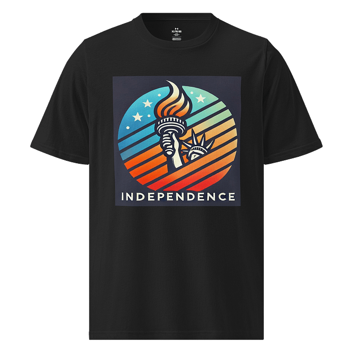 Liberty Torch Independence Athletic T-Shirt product image (1)