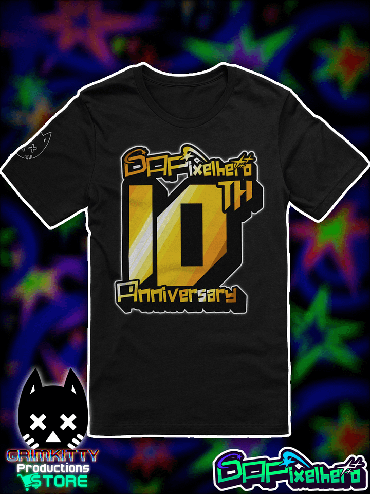 DAPixelhero - 10th Anniversary Logo T-Shirt (LIMITED EDITION) product image (2)