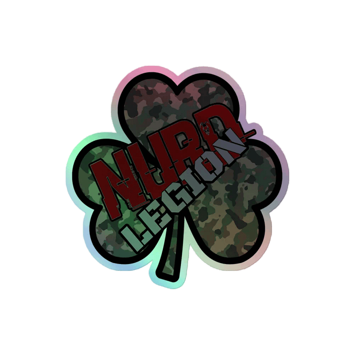 NurdLegion - Shamrock 2025 Holo Sticker product image (2)