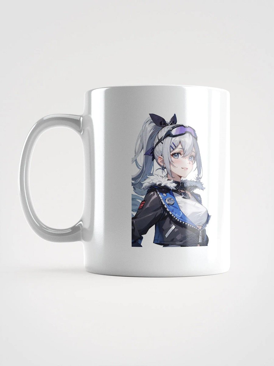 White Glossy Mug - Silverwolf (Honkai Star Rail) product image (6)