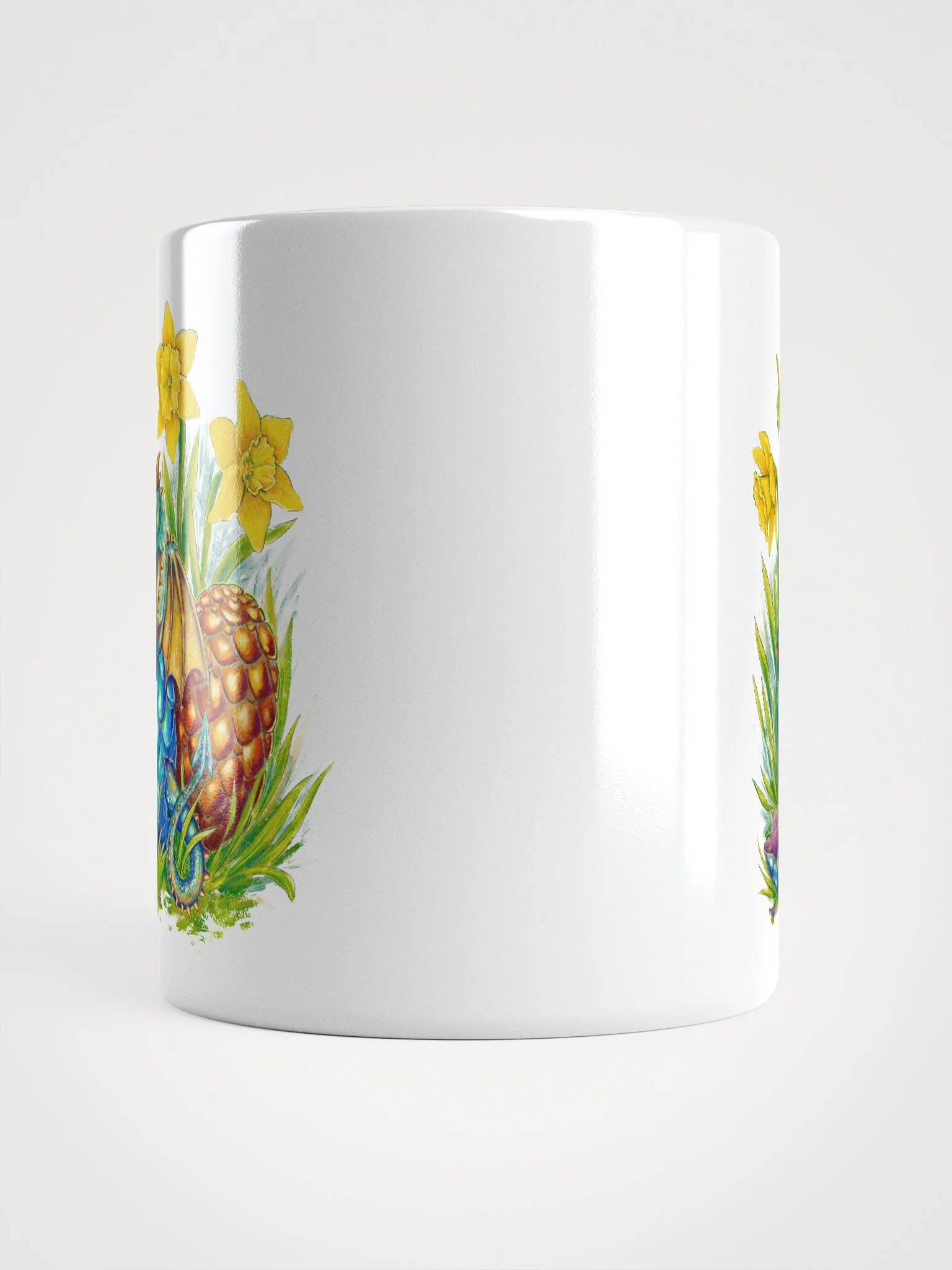 Dragon's Tale White Glossy Mug product image (6)