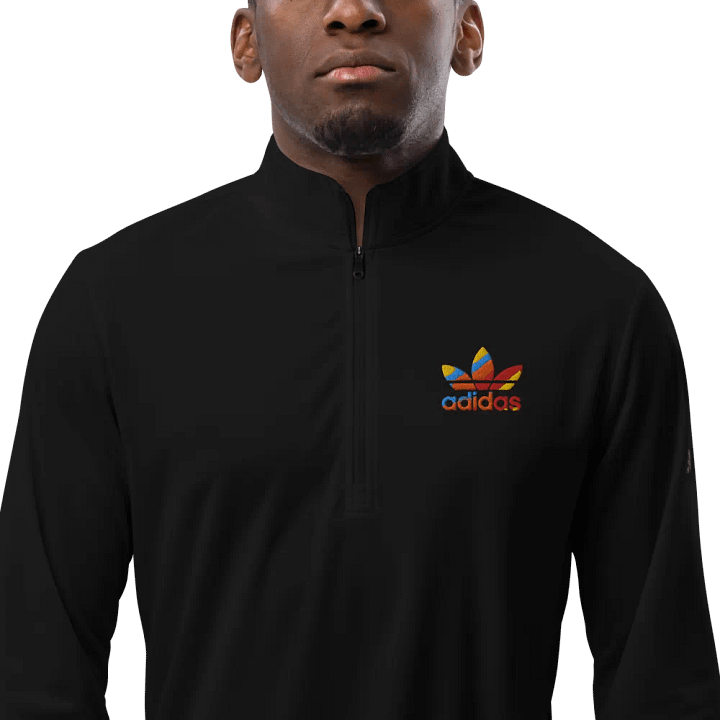 Adidas Trefoil Colorful Quarter-Zip Pullover product image (1)