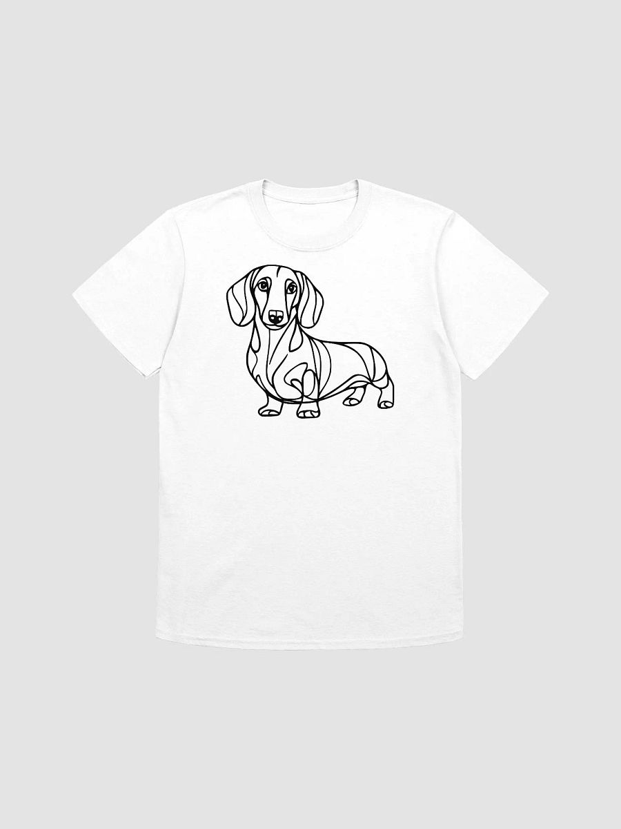Minimalist Dachshund Line Art T-Shirt for Dog Lovers product image (7)