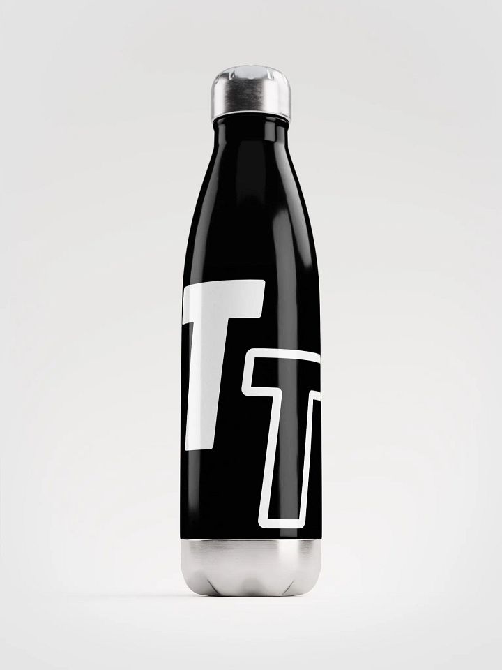 Trendy Stainless Steel Water Bottle - Black product image (2)