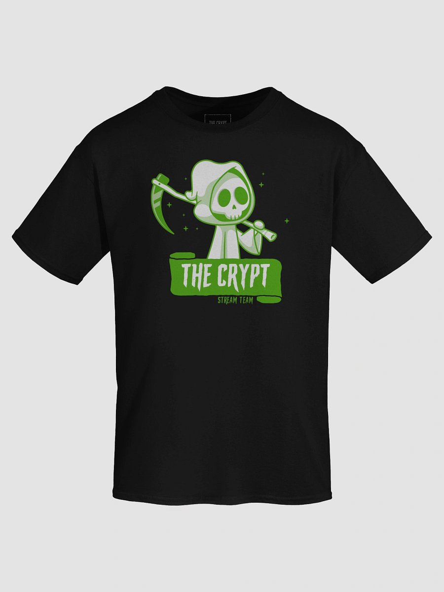 The Crypt Stream Team - Unisex Front Print Tee (lime) product image (34)