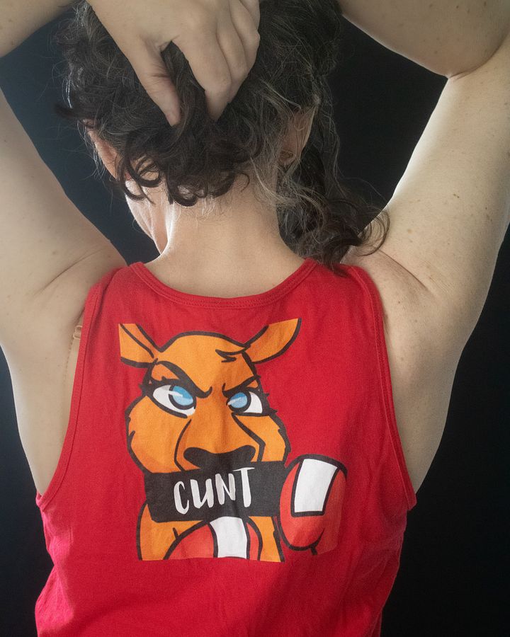 TiaLaughs RooRage Singlet Top Uncensored Back Only product image (2)