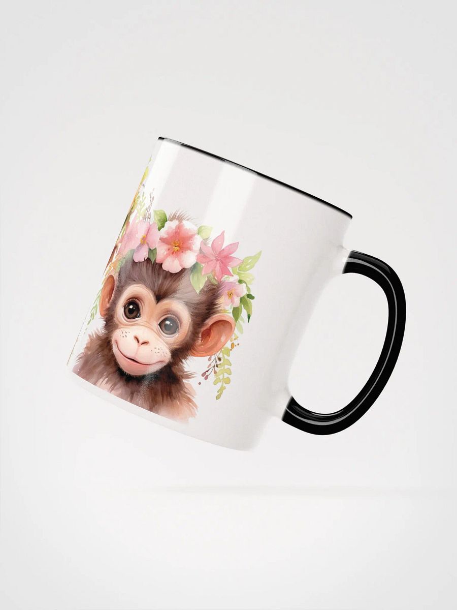Floral Monkeys Ceramic Mug product image (3)