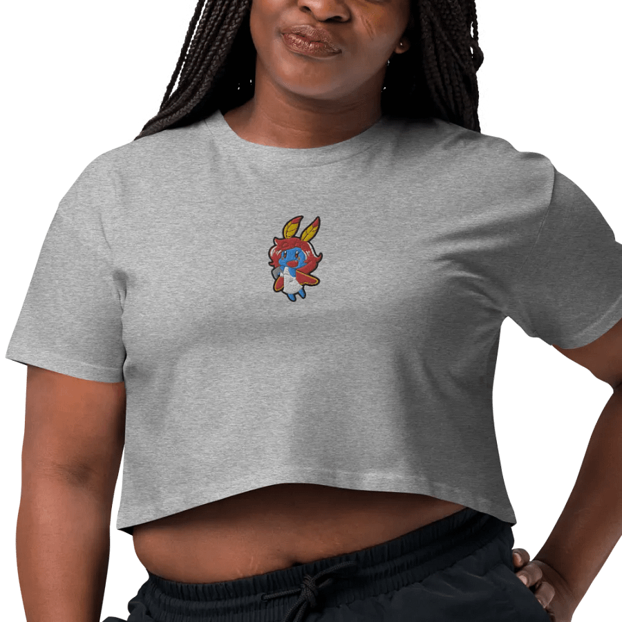 Drey the Moth Embroidered Crop Top product image (12)