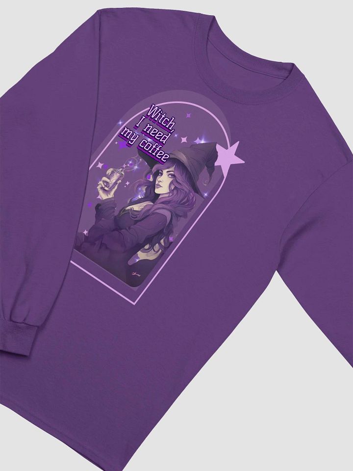 Mystical Witch's Coffee Long sleeve tee product image (2)