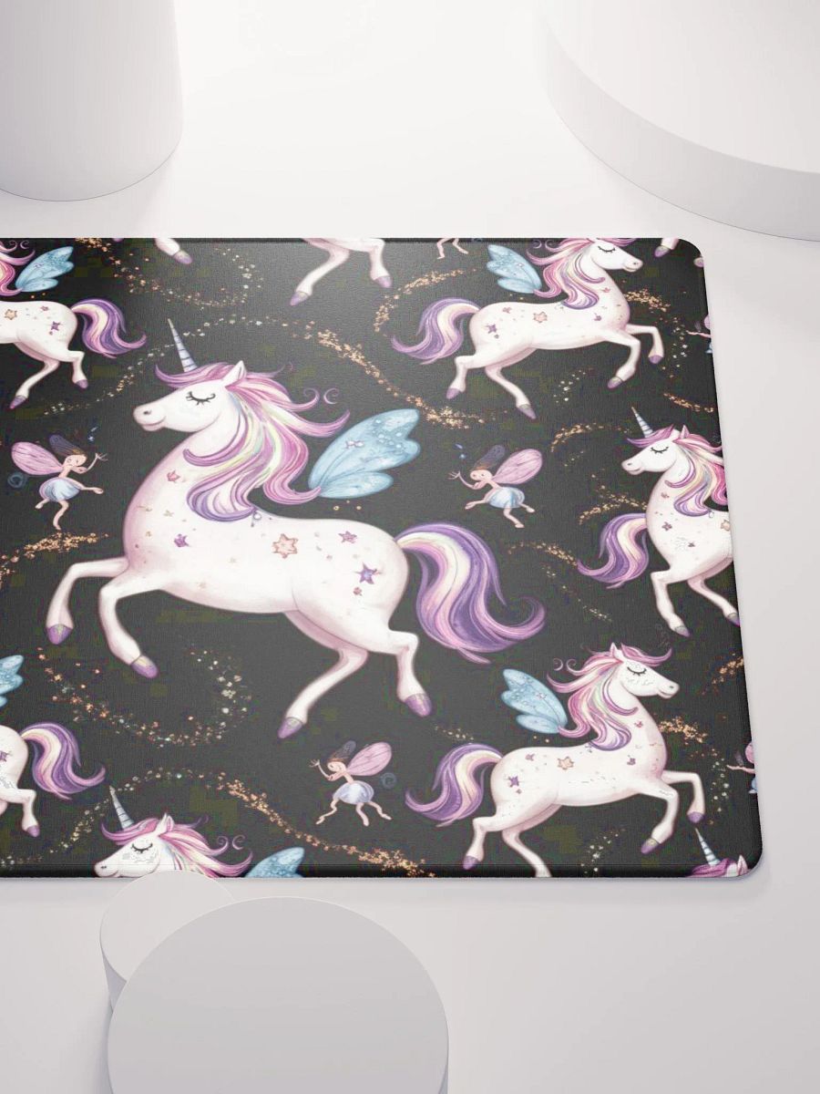 Enchanted Unicorn and Fairy Gaming Mouse Pad product image (9)