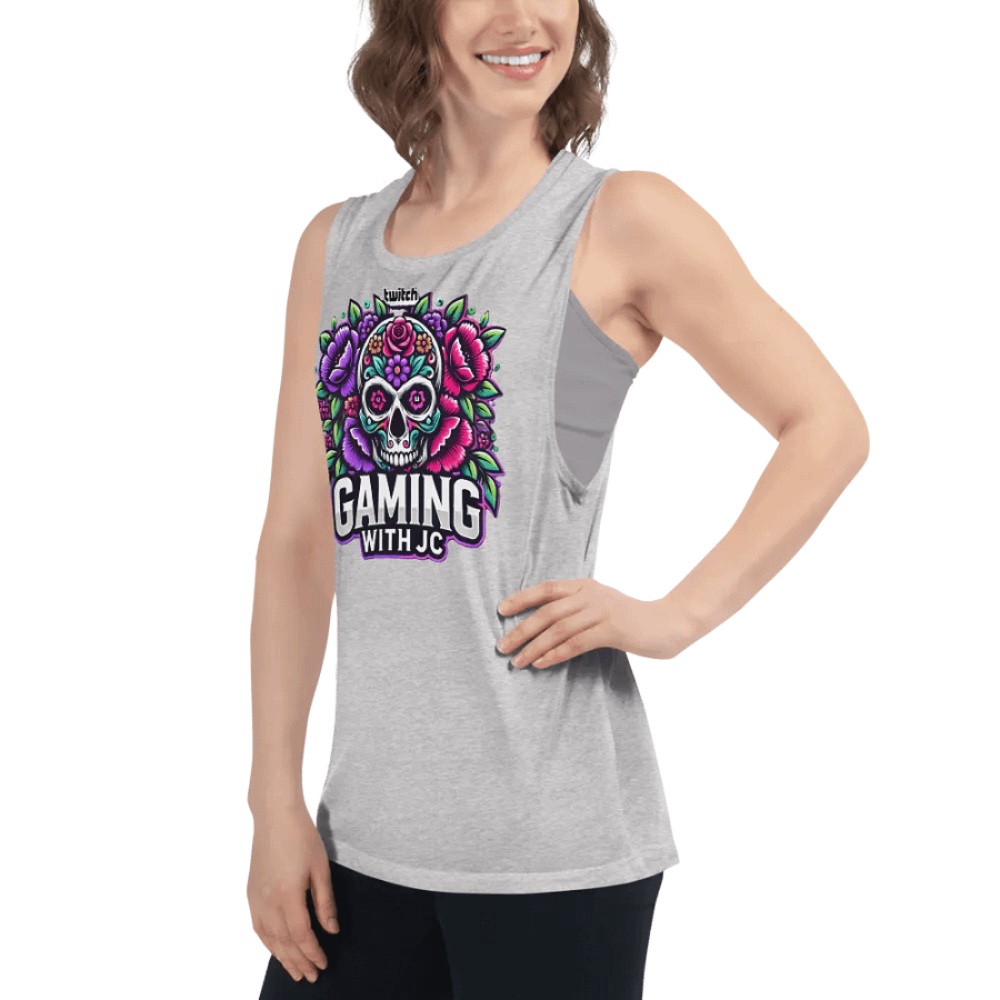Skull Flower Womans Tank-Top product image (53)