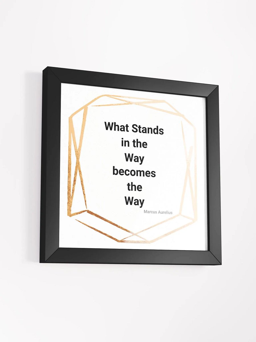 Stoic Motivational Wall Art The Way Marcus Aurelius product image (11)