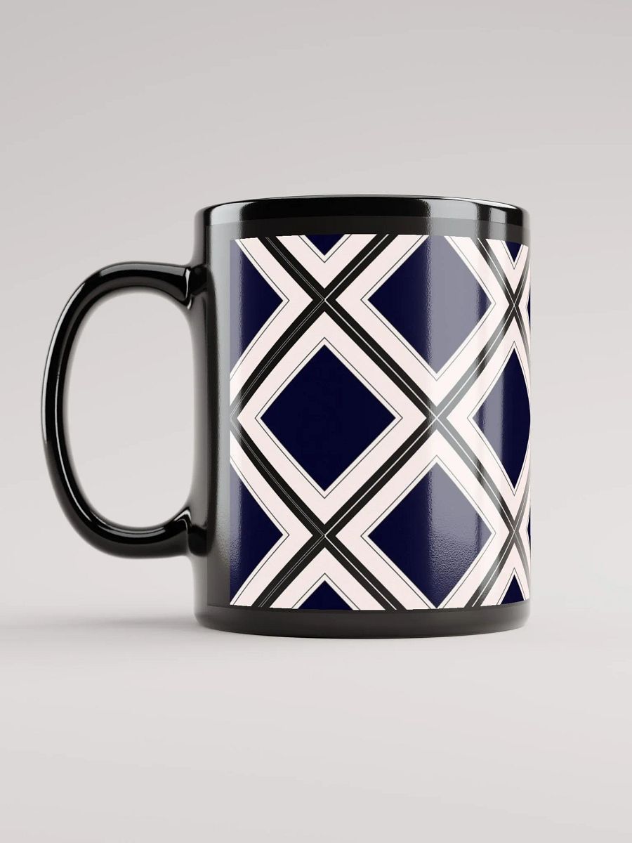 Black Diamonds Surrounded By White Black Mug product image (11)
